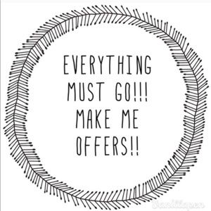 I’ll be shipping all orders today!! Make me offers